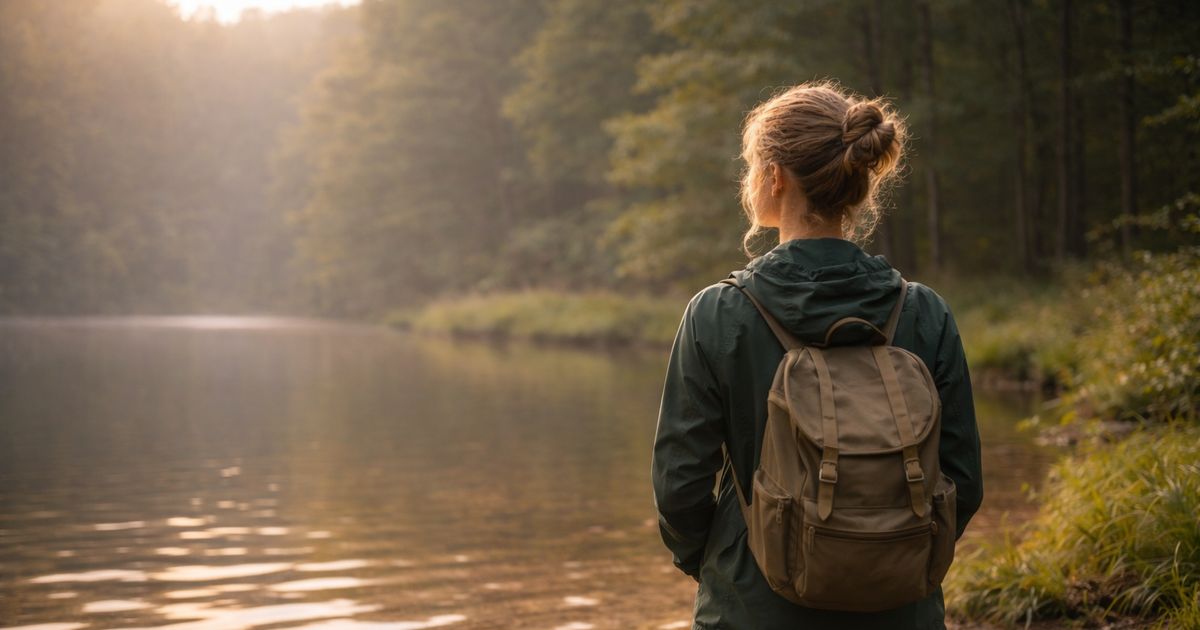 Reggeli nyugalom a tó partján