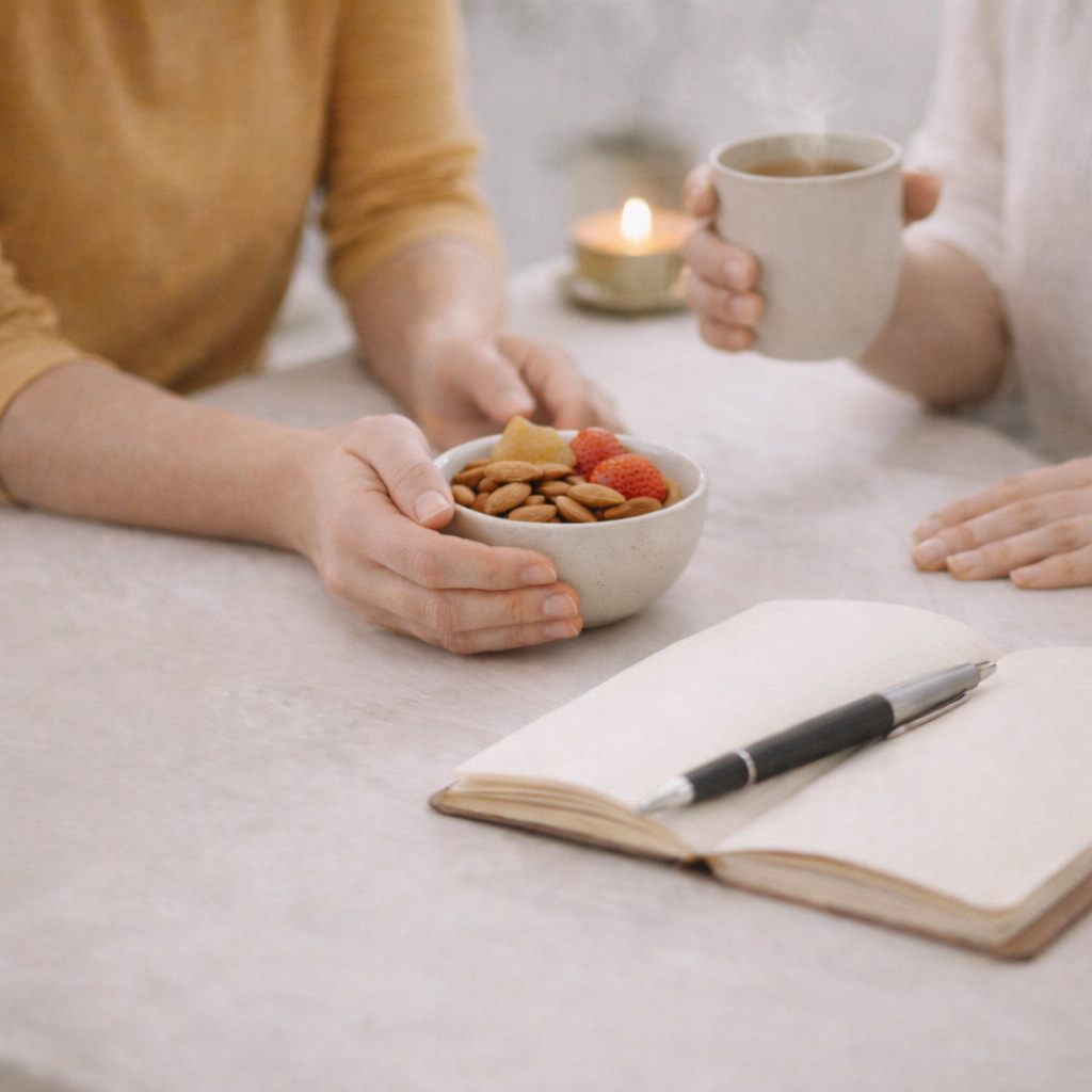 Evés és érzelmek Pócsi Angélával - kis csoportos folyamatok a Kísért Út részeként