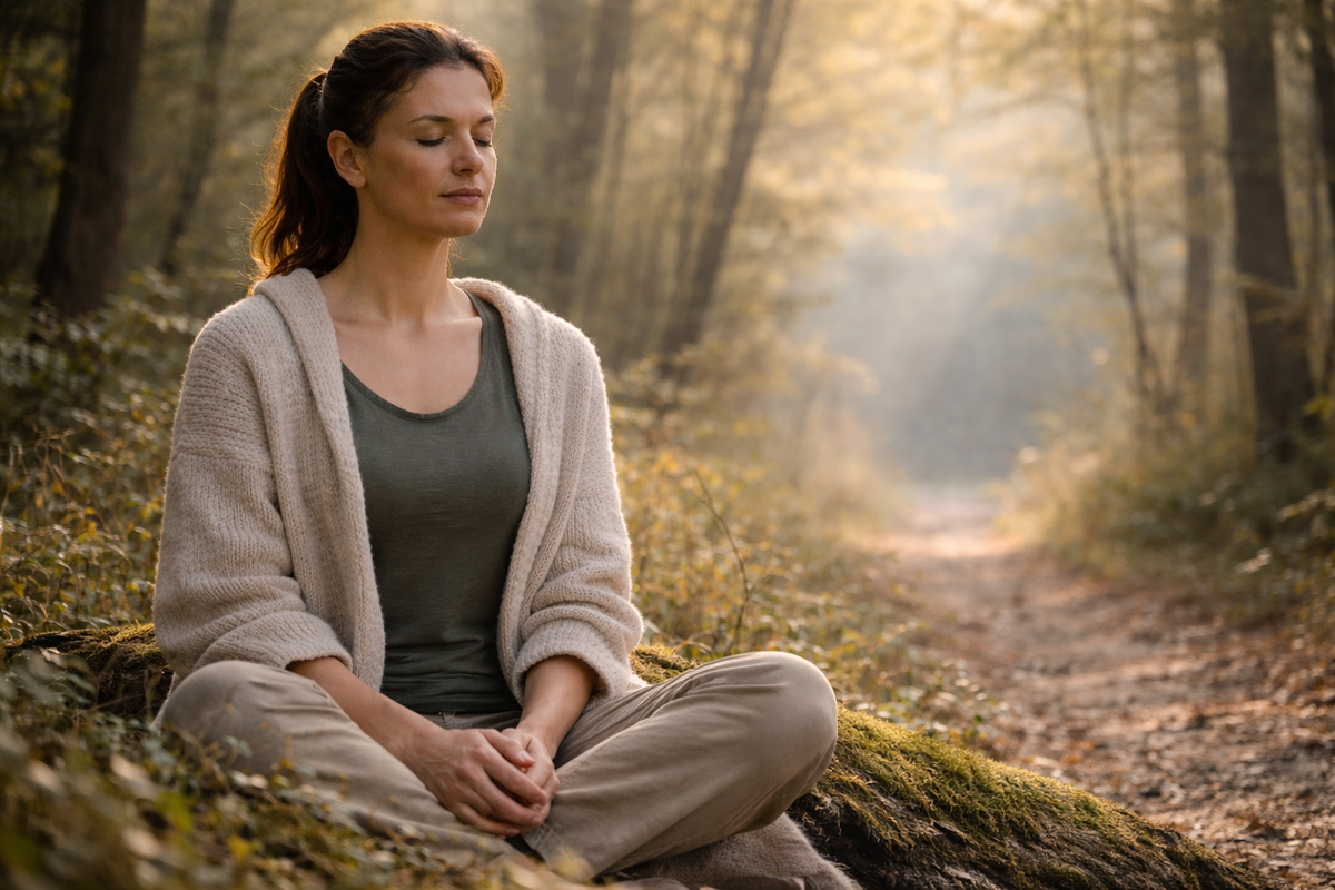 Csendes jelenlét az erdőben - megengedés és belső figyelem